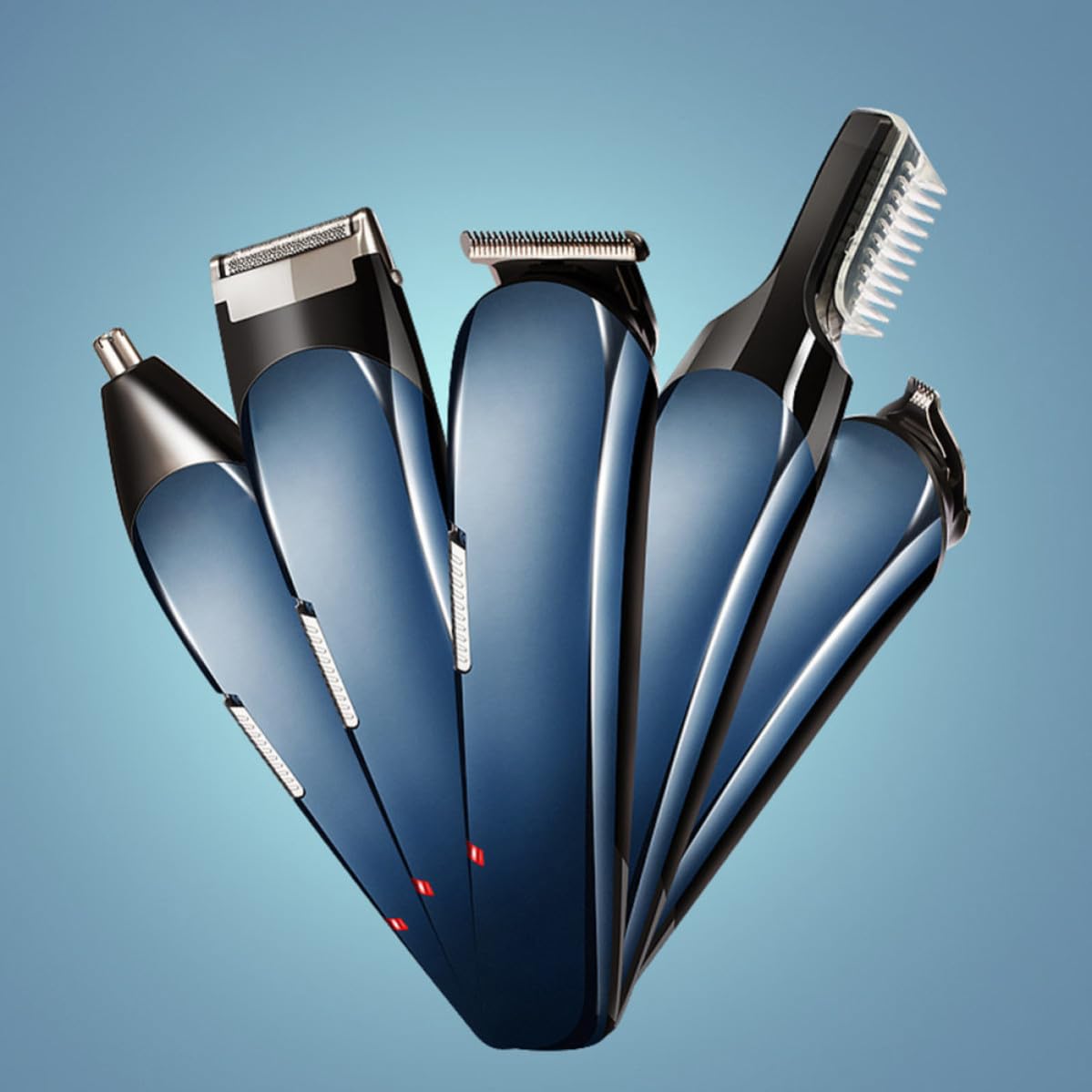 Recortador Recargable de Vello Nasal de Acero Inoxidable para Hombres | Cortapelos Nariz Hombre Recargable, Cuchillas Precisas, Uso Eléctrico para Recorte Preciso
