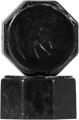 Miniatura 3 de Yoption - Juego de 300 cuentas de cera octágona, con 2 cucharas de fusión y 4 velas para sobres de invitación de boda, envoltura de regalo (negro)