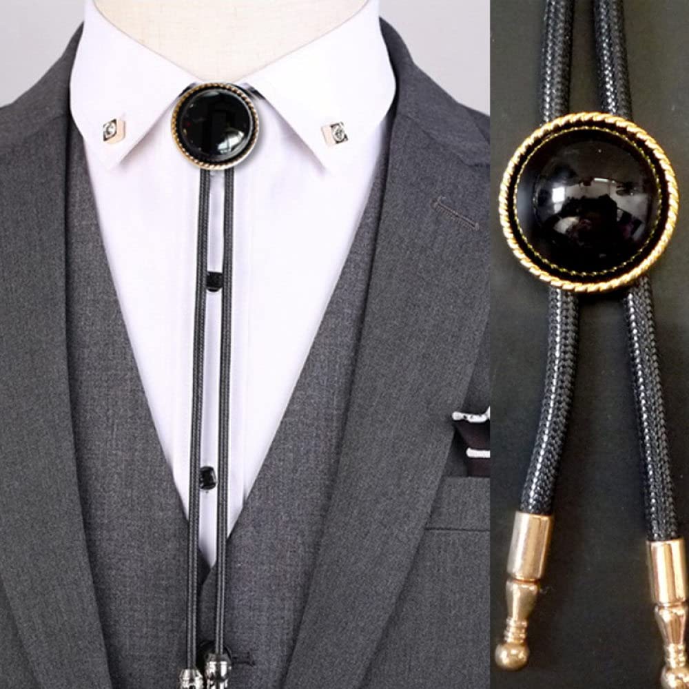 Cravatta Vintage In Saia Di Seta Blu Pied De Poule Multicolor Con Dise Centro Pala Cv372 - Foto 4