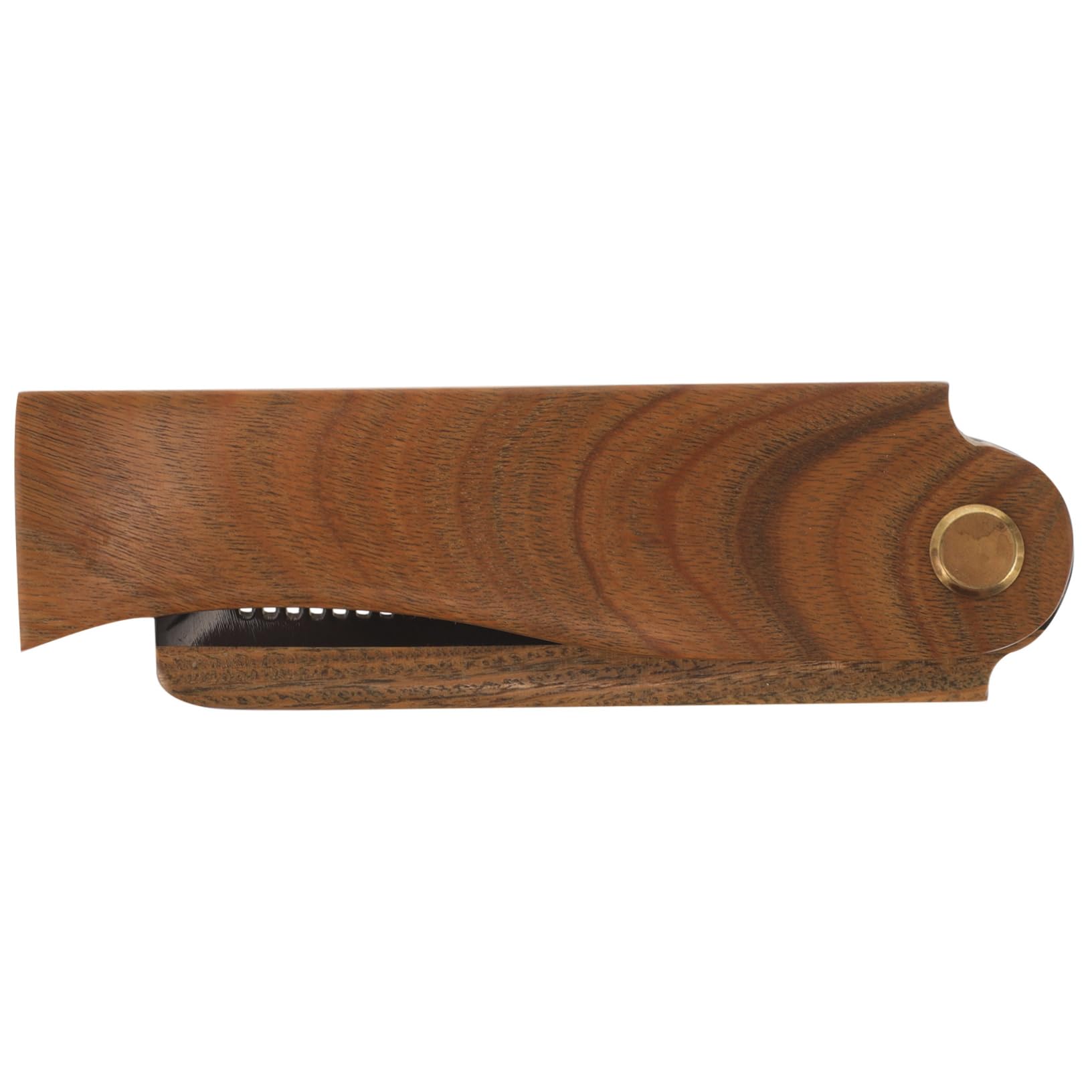 OUNONA Wooden Folding Beard Comb for Men Portable Compact Design for Travel Small Mustaches Comb Gentle Combing Experience Grooming Tool for Facial Hair