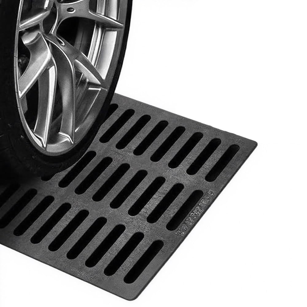 Rejilla de alcantarillado de metal ideal para entradas de garaje y patios