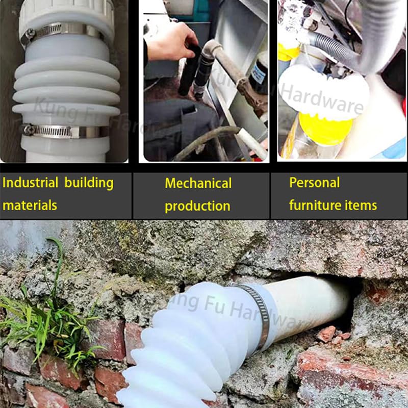 Tubo di collegamento per la cucina e le pompe Diving BeD Pipe, tubo flessibile in gomma ondulato, tubo di collegamento per (diametro interno 250 mm, lunghezza 300 mm)