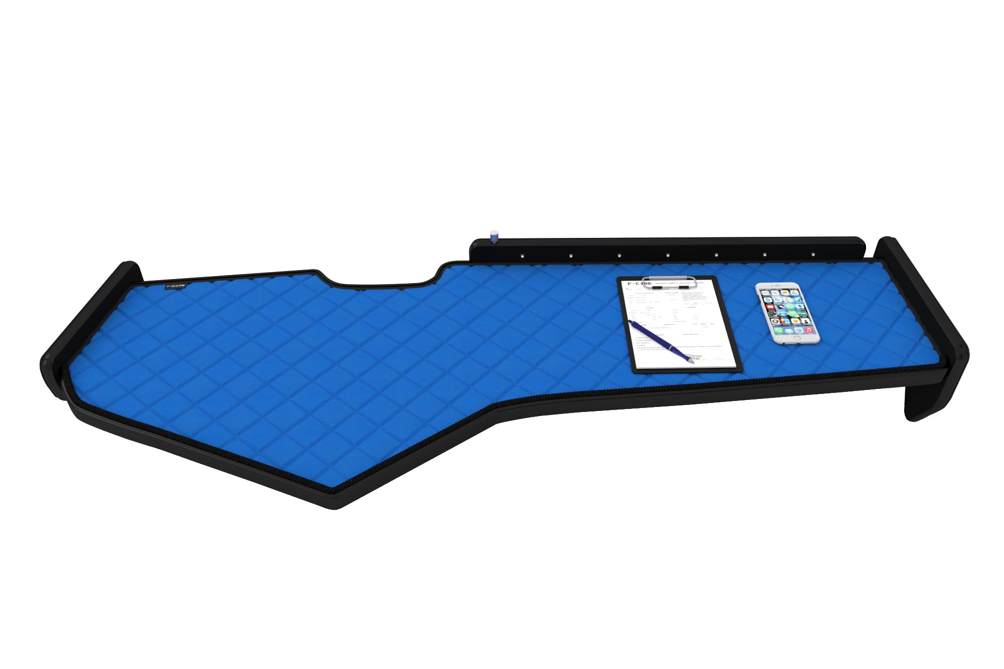F-CORE Mesas al salpicadero camión Compatible con Man TGX 03.21- Larga Azul