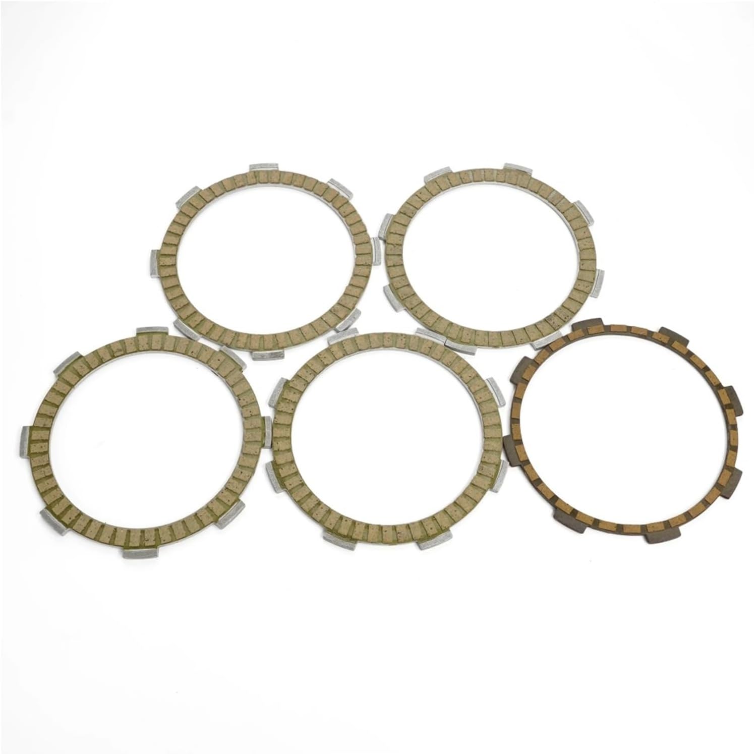 4+1 Pcs Motorcycle Fibrous Clutch Discs Plates For D125 2010-2015 KLX125 2010-2016