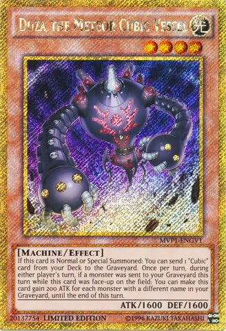 Miniatura 1 de YU-GI-OH! - Duza The Meteor Cubic Vessel (MVP1-ENGV1) - El lado oscuro de las dimensiones Paquete de películas Edición Oro - Edición limitada - Gold