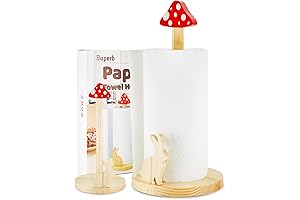 Fun Mushroom Paper Towel Holder