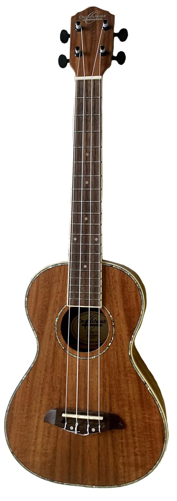 Amazon.com: Oscar Schmidt OU6K-A Deluxe Koa Tenor Ukulele Abalone