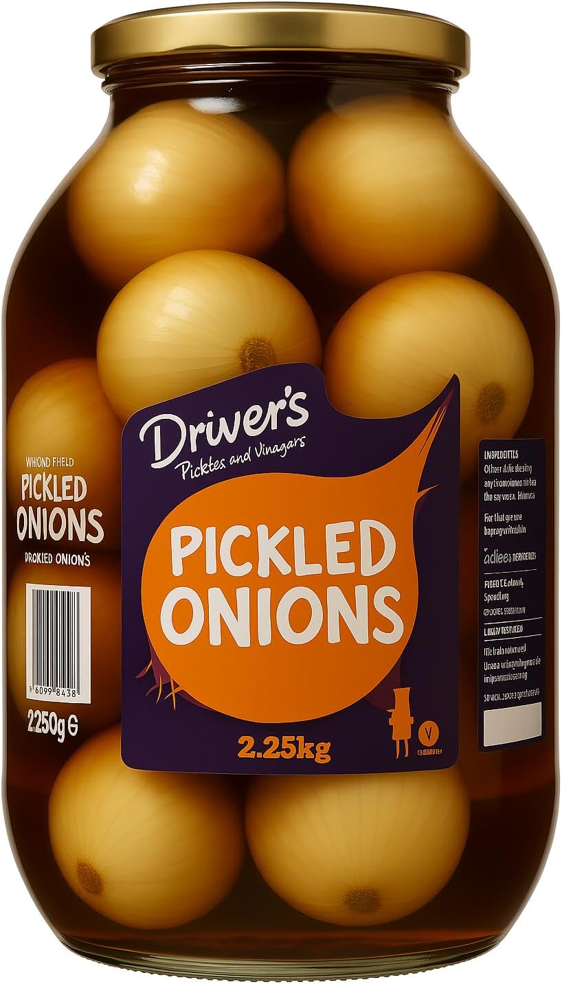 Product image of Driver’s Pickled Onions Traditional Pub Style Jar 2.25kg