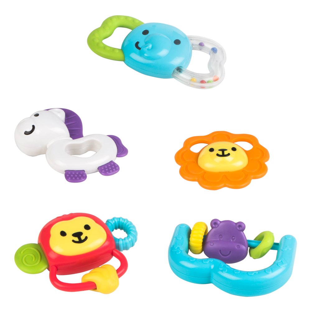Buy WinFun Set Teethers & Rattles Safari ,Multi Color Online at Low Prices in India Amazon.in