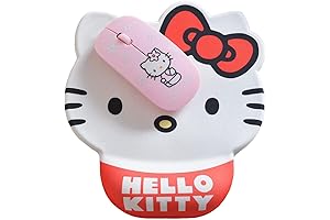 Hello Kitty Mouse Pad with Wrist Support: Enhance Your Desk with Kawaii Charm and Comfort