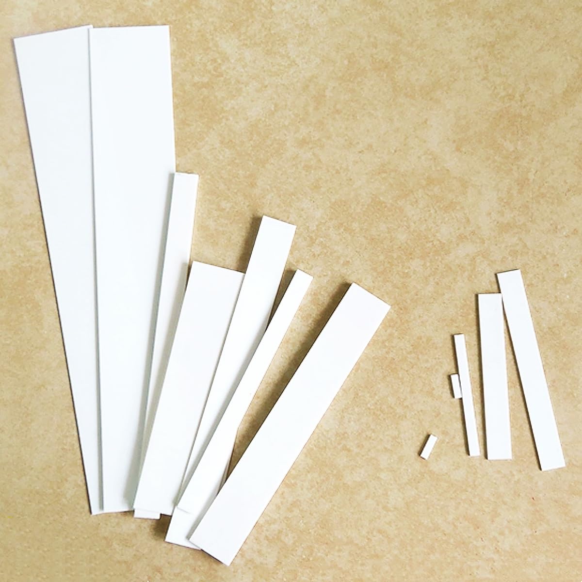 10 szt. Prostokątnych arkuszy ceramicznych z tlenku glinu - ceramika izolacyjna przewodząca ciepło do badań naukowych(20x50x1mm)
