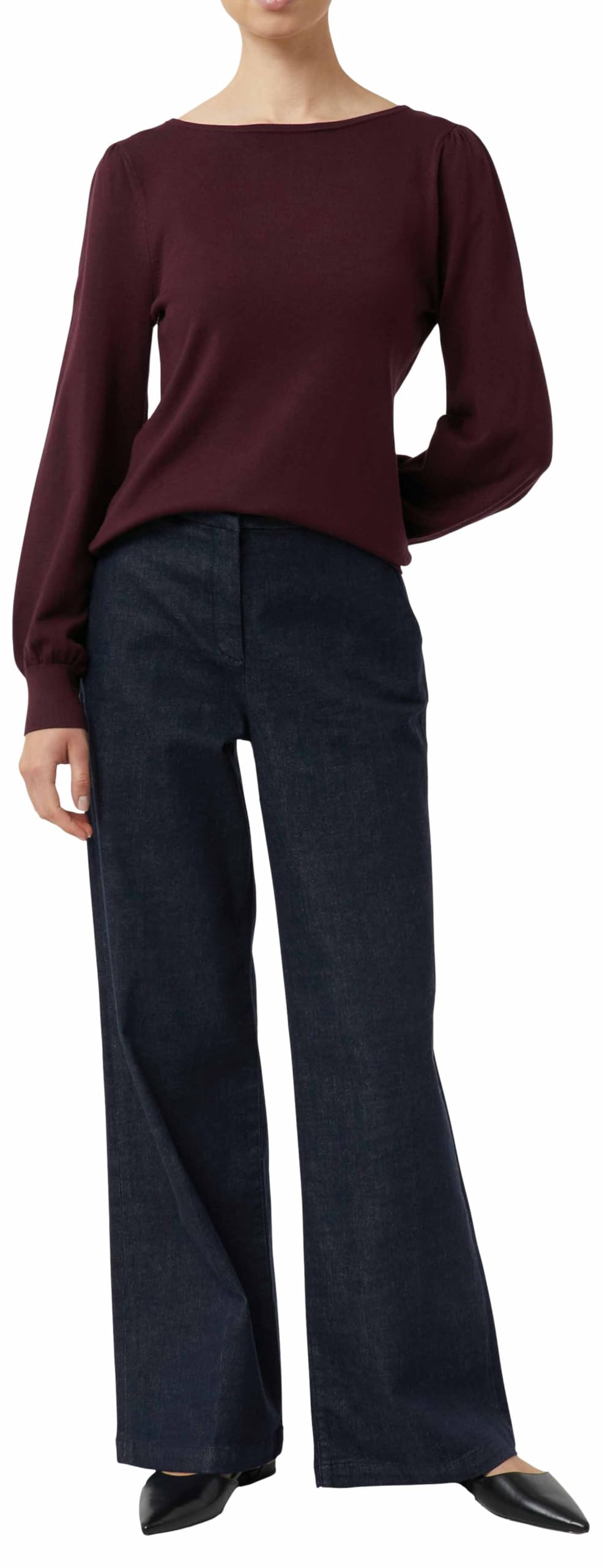Comma Damen 2174896 Pullover (1er Pack)