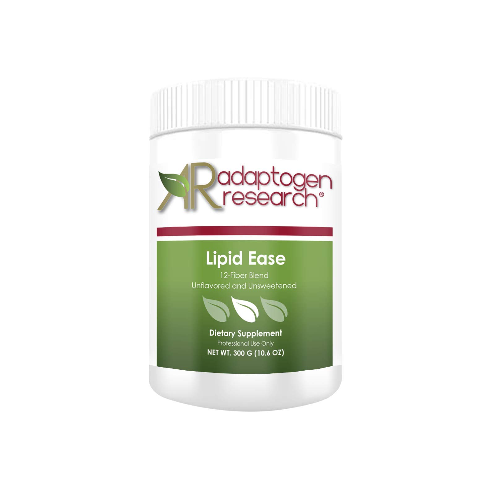 Lipid Ease 12 - Fiber Blend Powder Unflavored Unsweetened with Psyllium Husk Apple Pectin | Adaptoge