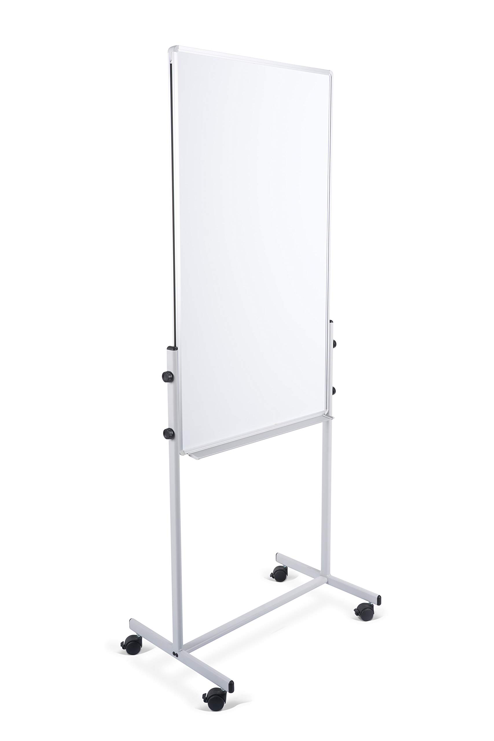 Bi-Office Mobile Duo Pizarra no magnética y corcho, 700 x 1200 mm