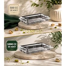 Buzdolab  Saklama Kab  Baklava  i k fte Kullan At Kilitli S zd rmaz Kap 500 Cc 10 Ad+1000 Cc 10 Ad