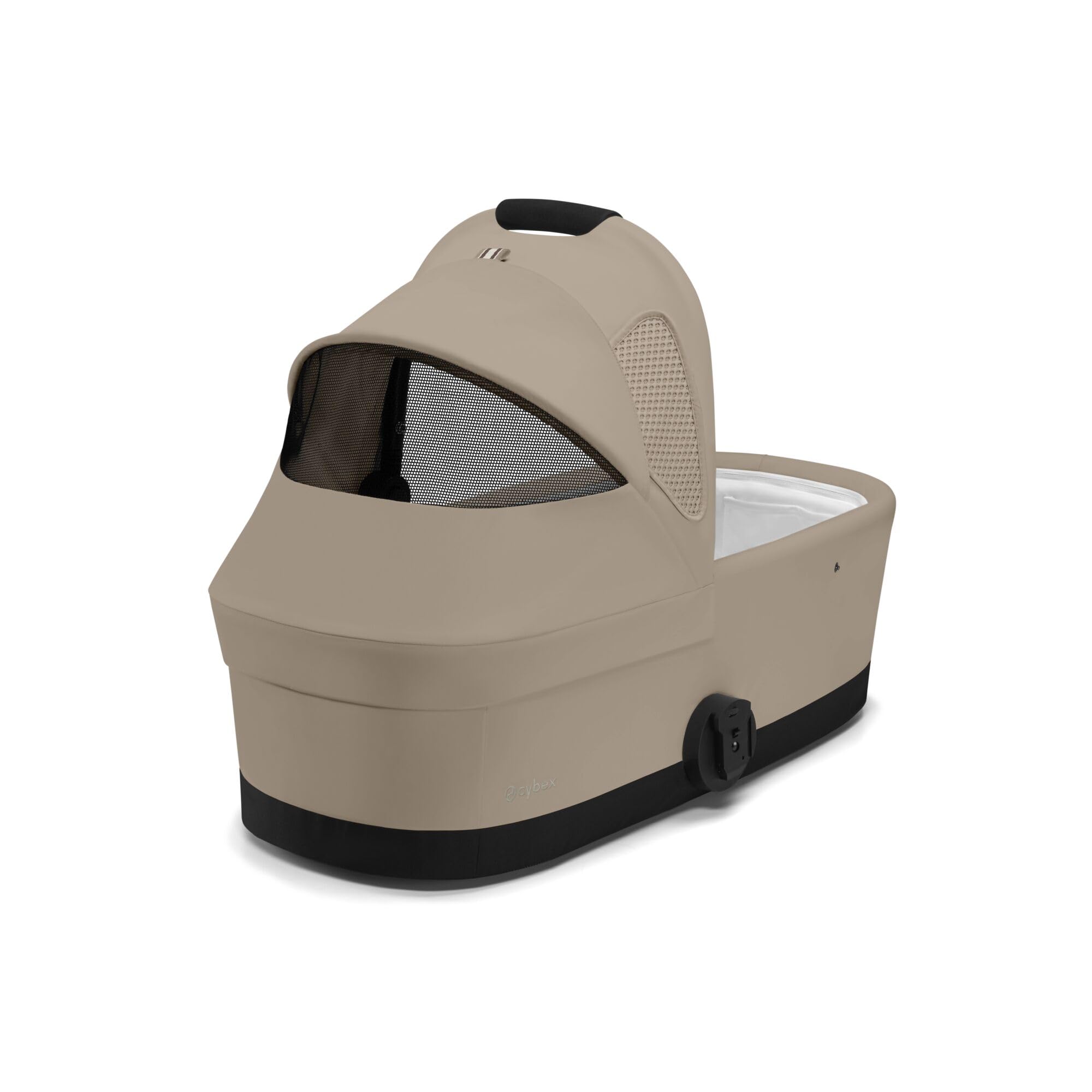 CYBEX Navicella Gold COT S, dalla nascita a circa 6 mesi (max. 9 kg), per CYBEX AVI Spin e Eezy S Twist +2, beige mandorla