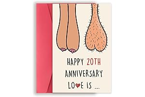 Funny 20th Anniversary Card | Unique China Wedding Decoration