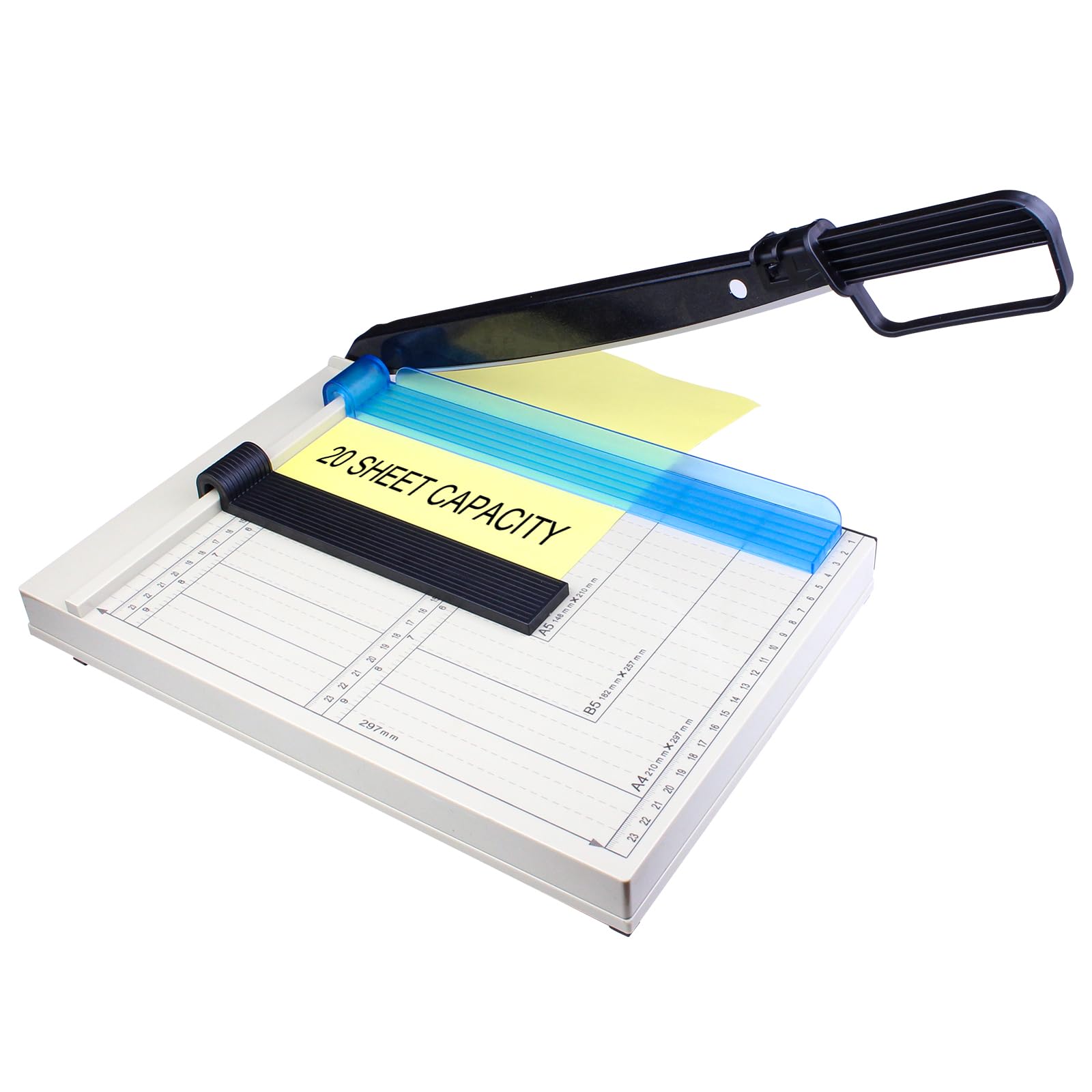 Paper Cutter, Paper Cutting Machine, 12 "A4 Cutting Length, 10 Sheet Capacity, with Safety Protection Device and Blade Lock, Suitable for Office, School or Commercial usePaper Cutt image 7