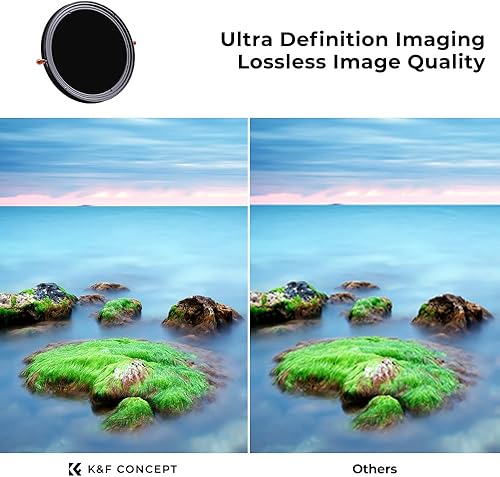 Miniatura 5 de K&F Concept Filtro ND ND2-ND32 de 2.638in y filtro polarizador circular CPL 2 en 1 para lente de cámara sin punto X sellado meteorológico