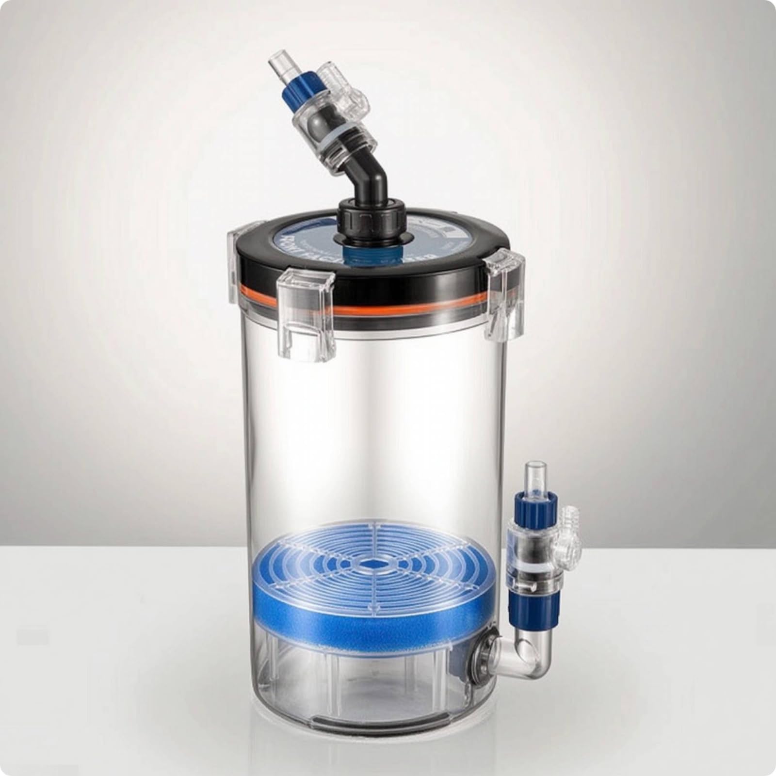 Préfiltre D'aquarium Multicouche Seau Préfiltration Ouate Filtrante pour Aquariophiles, Pré-Filtre KY240A avec Connecteur 16mm