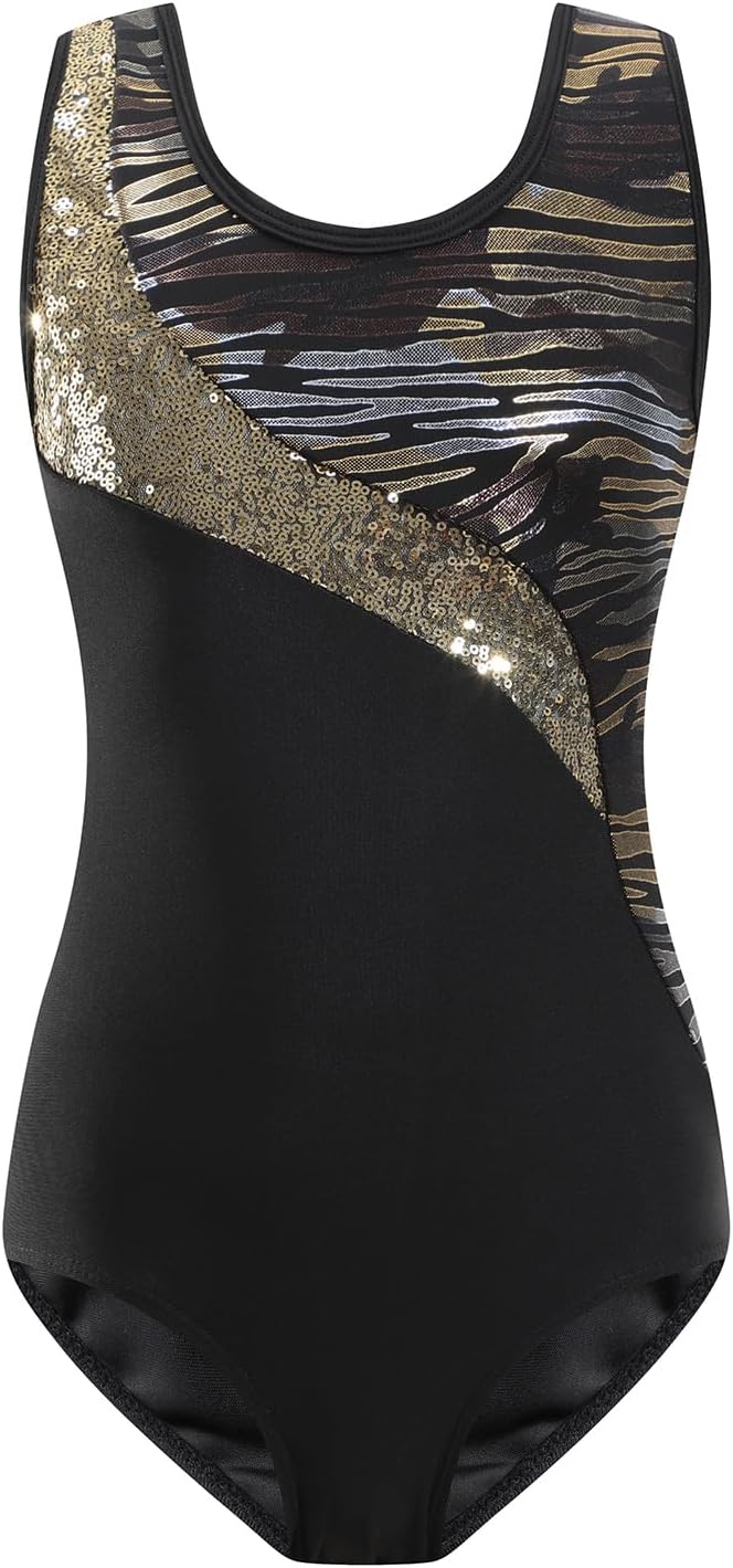 Viriber Gymnastics Leotards For Girls Gymnastics Girls' Activewear Dresses Dance Ballet Suit