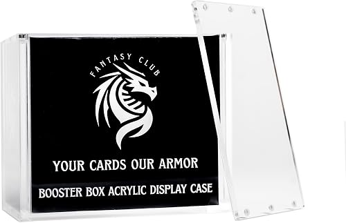 FANTASY CLUB | Acrylic Booster Box Display Case – Ultra T…