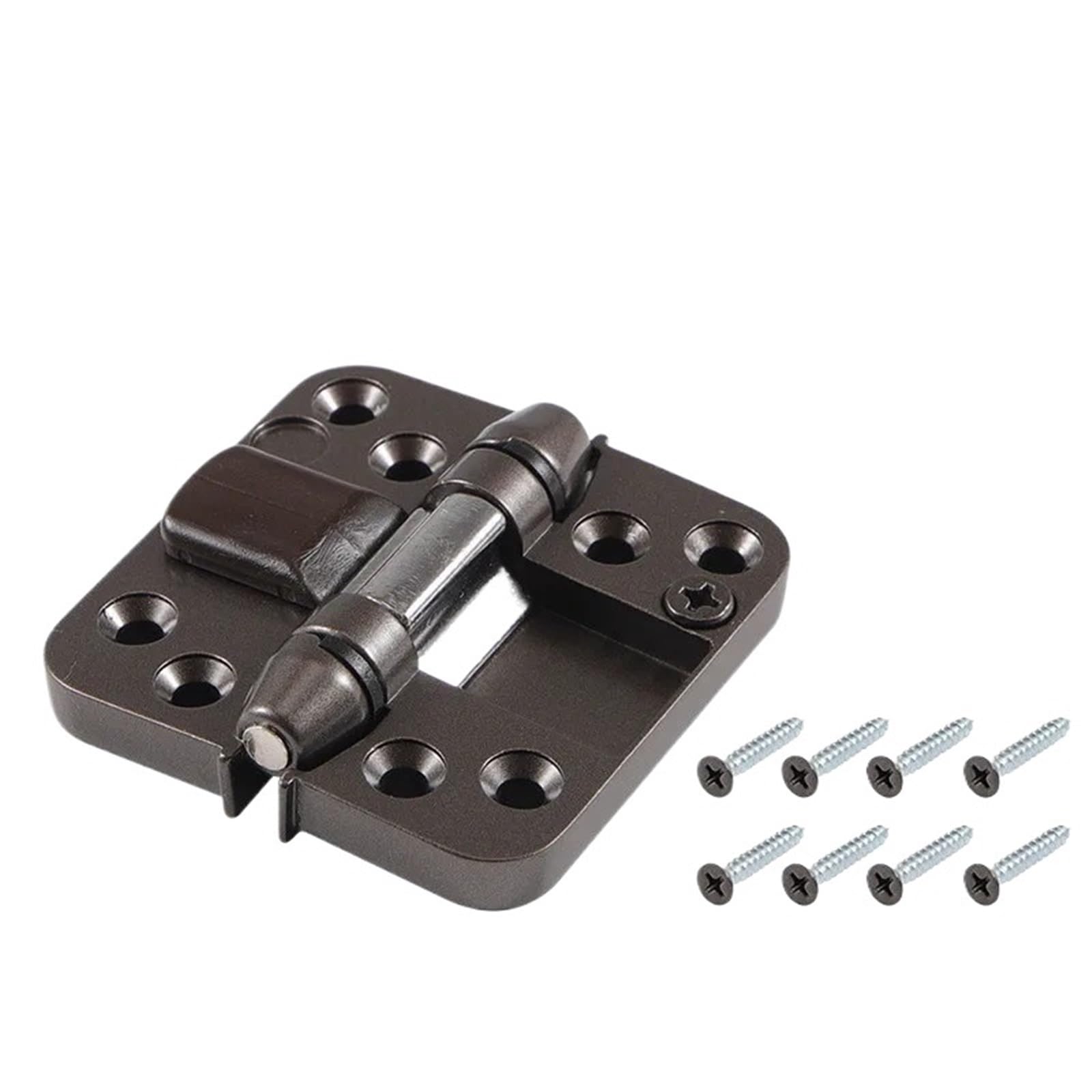 Kdhcvkz Black 2Pcs Invisible Folding Door Hinge 180 Degree Hinge(Black)