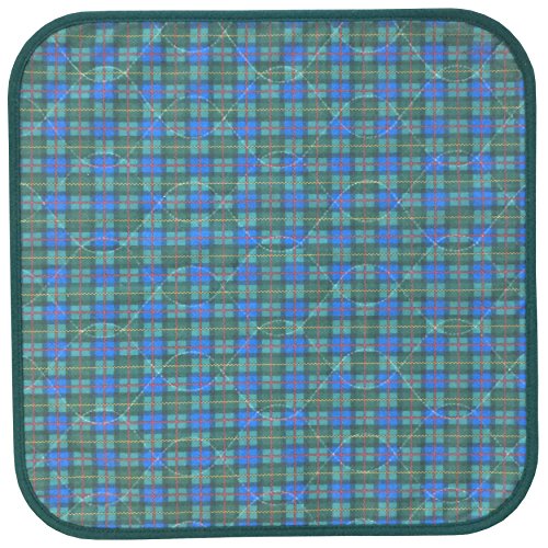 PFLEGE-POINT® Inkontinenz Stuhlauflage 45 x 45 cm (grün-blau)