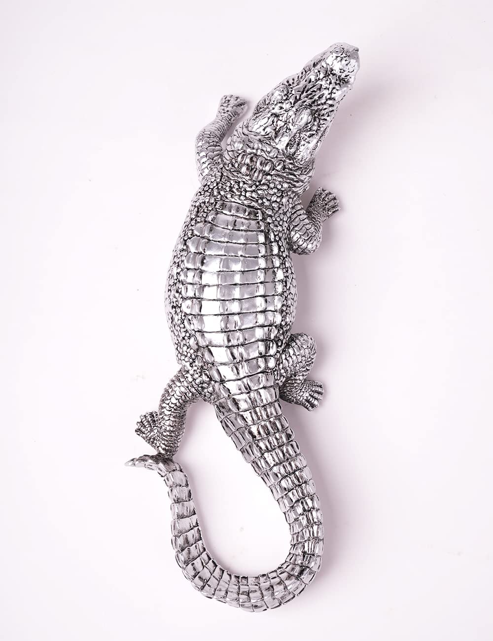 HAUCOZE Cocodrilo Figura Escultura Modern Decoración Animal Adorno 36cm