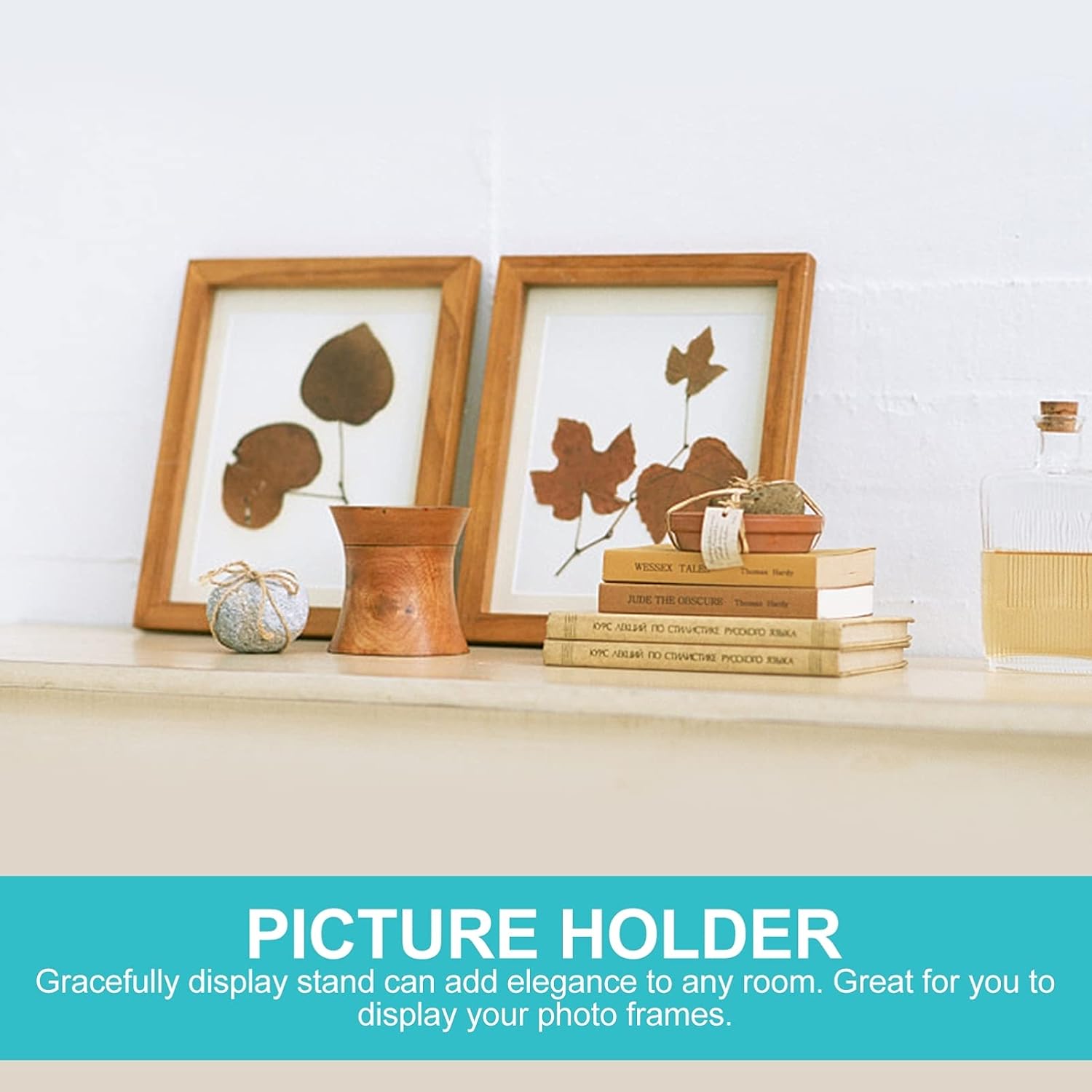 12 Pack White Plastic Photo Frame Supports for Desktop Display