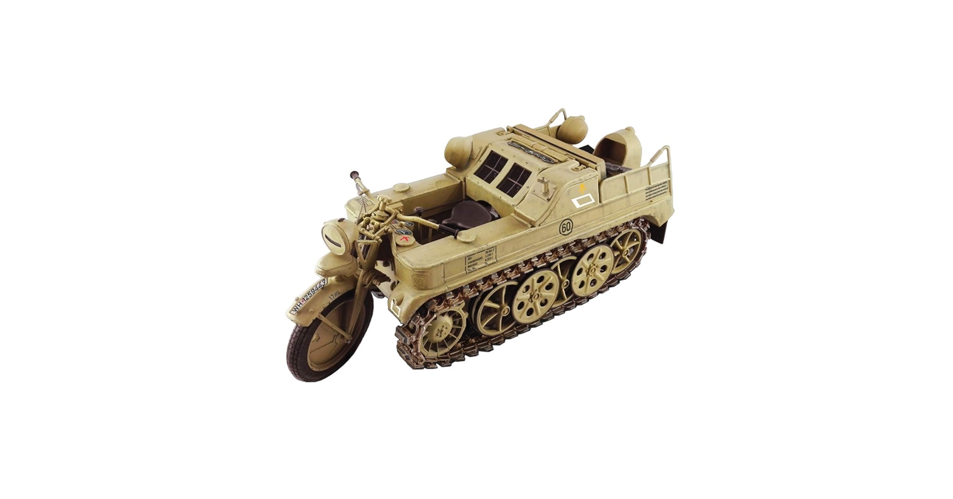 Tools Of Titans Italeri 1/9 NSU HK 101 Kettenkrad # 7404 Italeri Model Kits