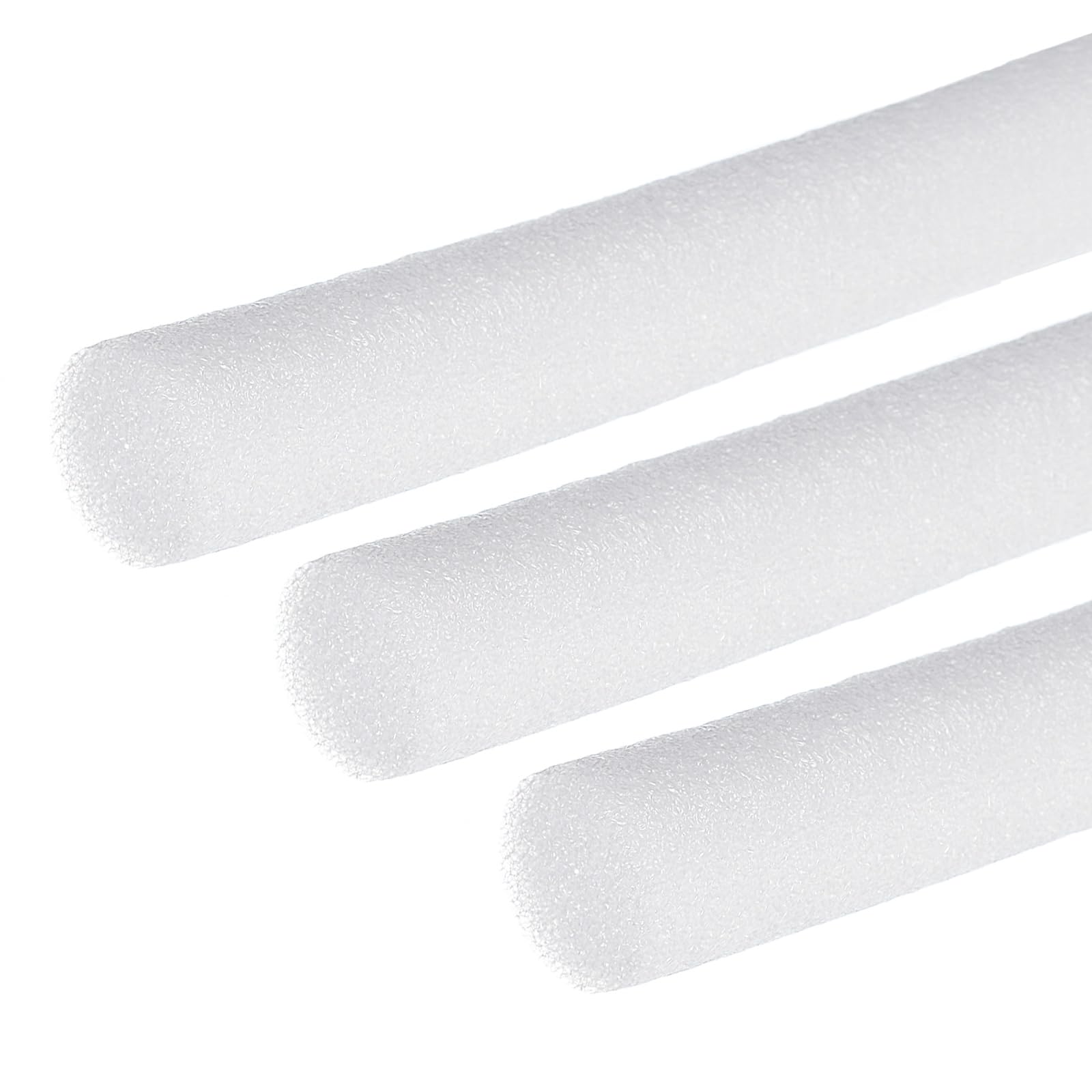 PATIKIL 1-3/5 Inch x 7 Feet Backer Rod for Gaps and Joints, 3 Roll Foam Rope Caulk Crack Joint Filler Roll Seal Weather Strip for Home Construction Car, White