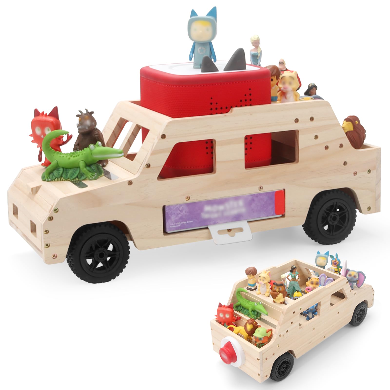 Car for Toniebox 1/2 Shelf Storage Organizer for Tonies Figures