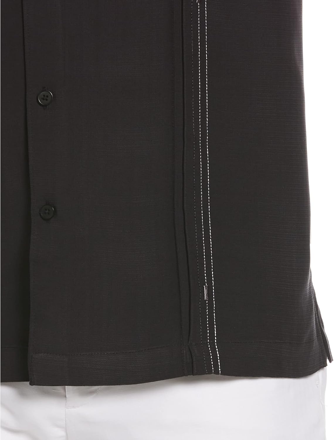 Cubavera Men's Short Sleeve Cuban Camp Shirt with Contrast Insert Panels at  Men’s Clothing store