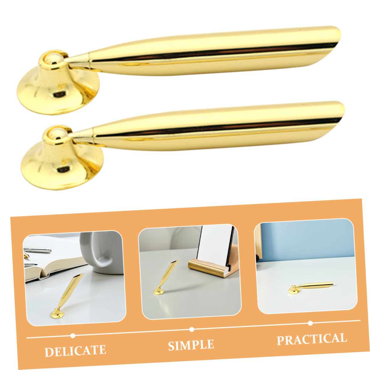 30 Pezzi Portapenne da Scrivania in Metallo Elegante per Penna Singola Compatibile con Penne Stilografiche Matite e Penne Sfera Supporto Funzionale per Ufficio Hotel e Banca