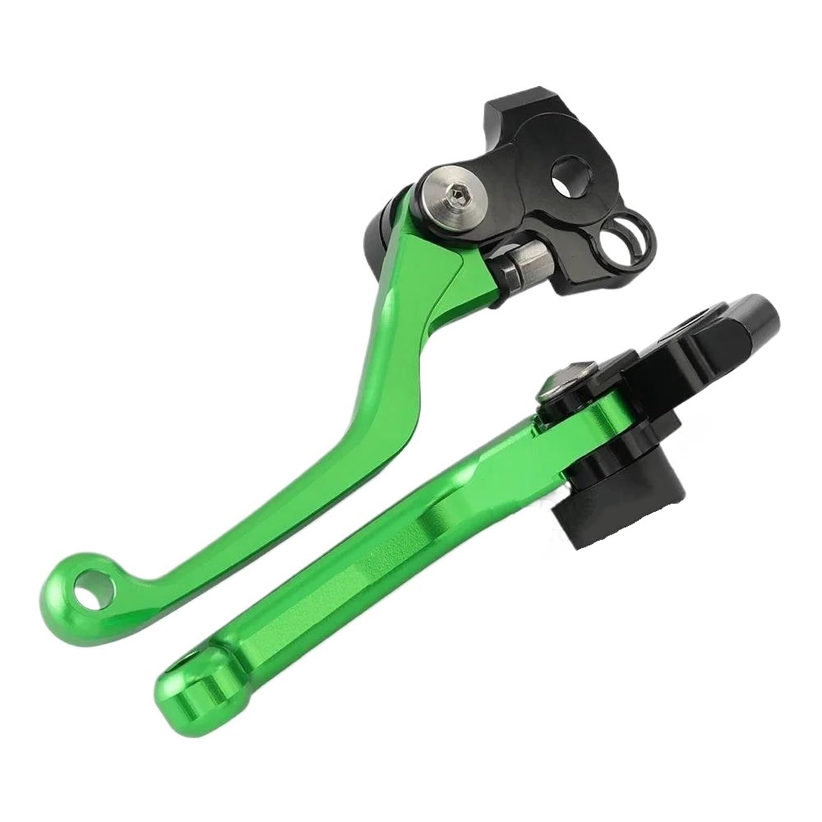 Aiolglkpow Green For Kx 250 450 For Kx250 For Kx250x For Kx450 For Kx450sr For Kx450x Pivot Brake Clutch Levers Handles Motorcycle Handlebar Brake Clutch Lever(Green)