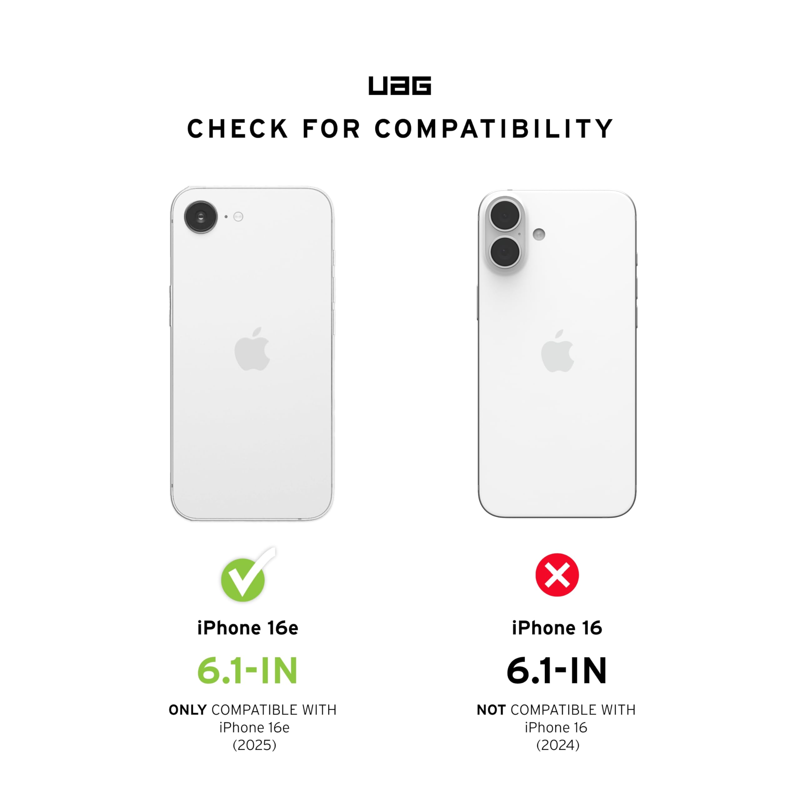 UAG iPhone 16e Essential Armor Case Bundle con portafoglio