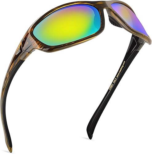 KASTKING HIWASSEE - Lentes de sol deportivos polarizados para hombres y mujeres, ideales para conducir, pesca, ciclismo y correr, protección UV
