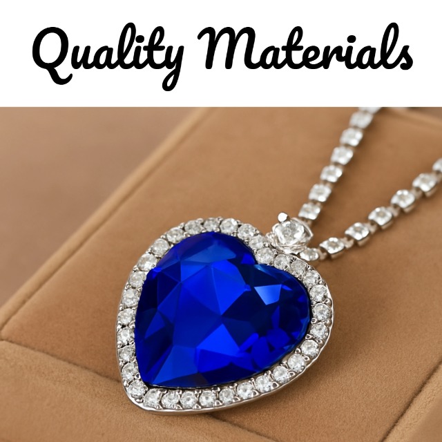 Amazon.com: Titanic Heart of the Ocean Necklace Pendant : Clothing