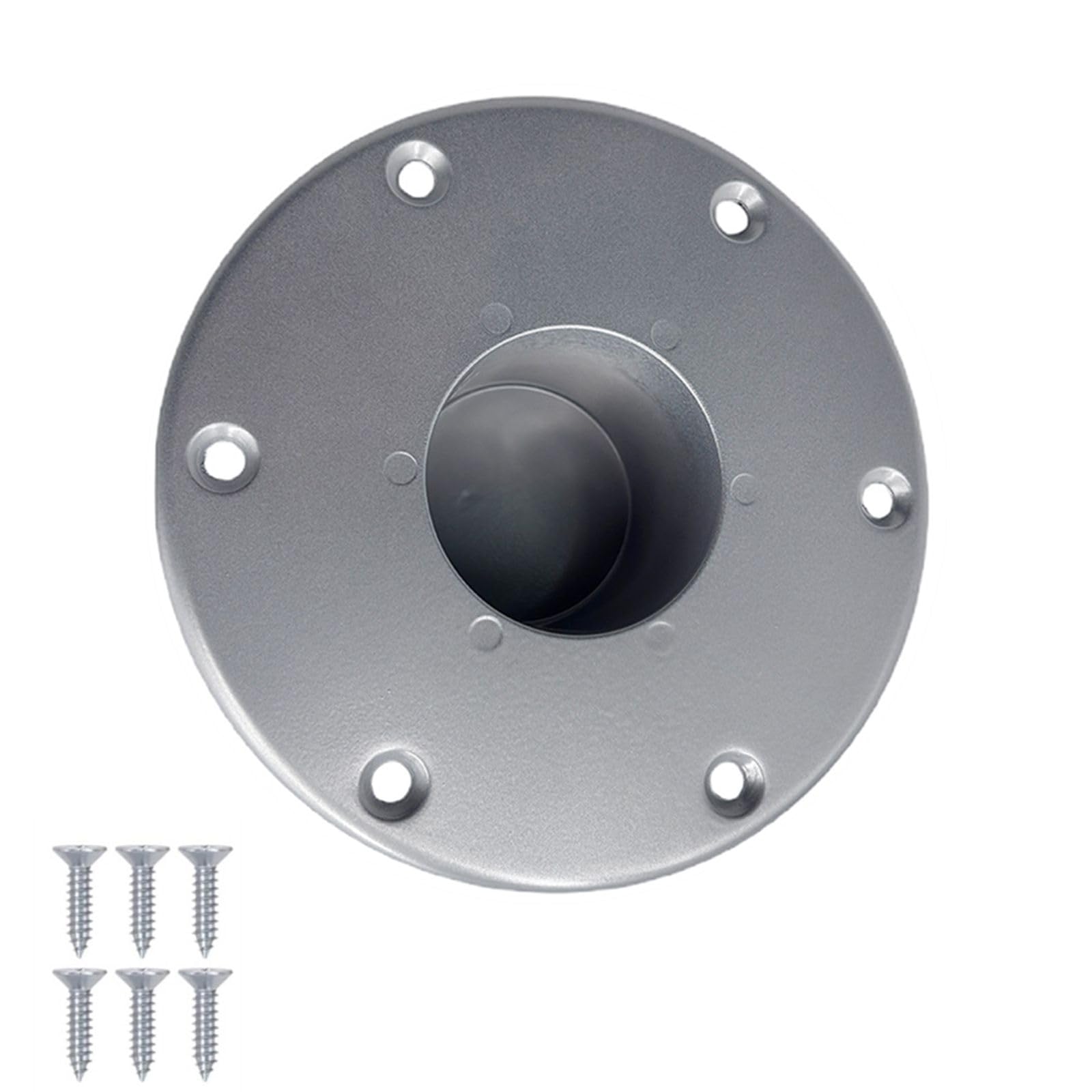 View 1 of 013-1112 RV Table Base, Aluminum Flush Mount Pedestal for RV,Boat,Pontoon