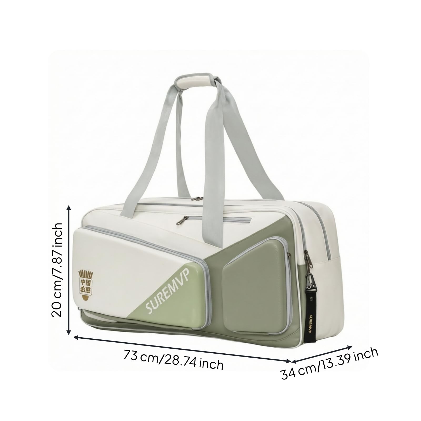 Borsa Porta Racchette da Tennis Capiente Borsa da Tennis Durevole Borsone Porta Racchette per Tennisti