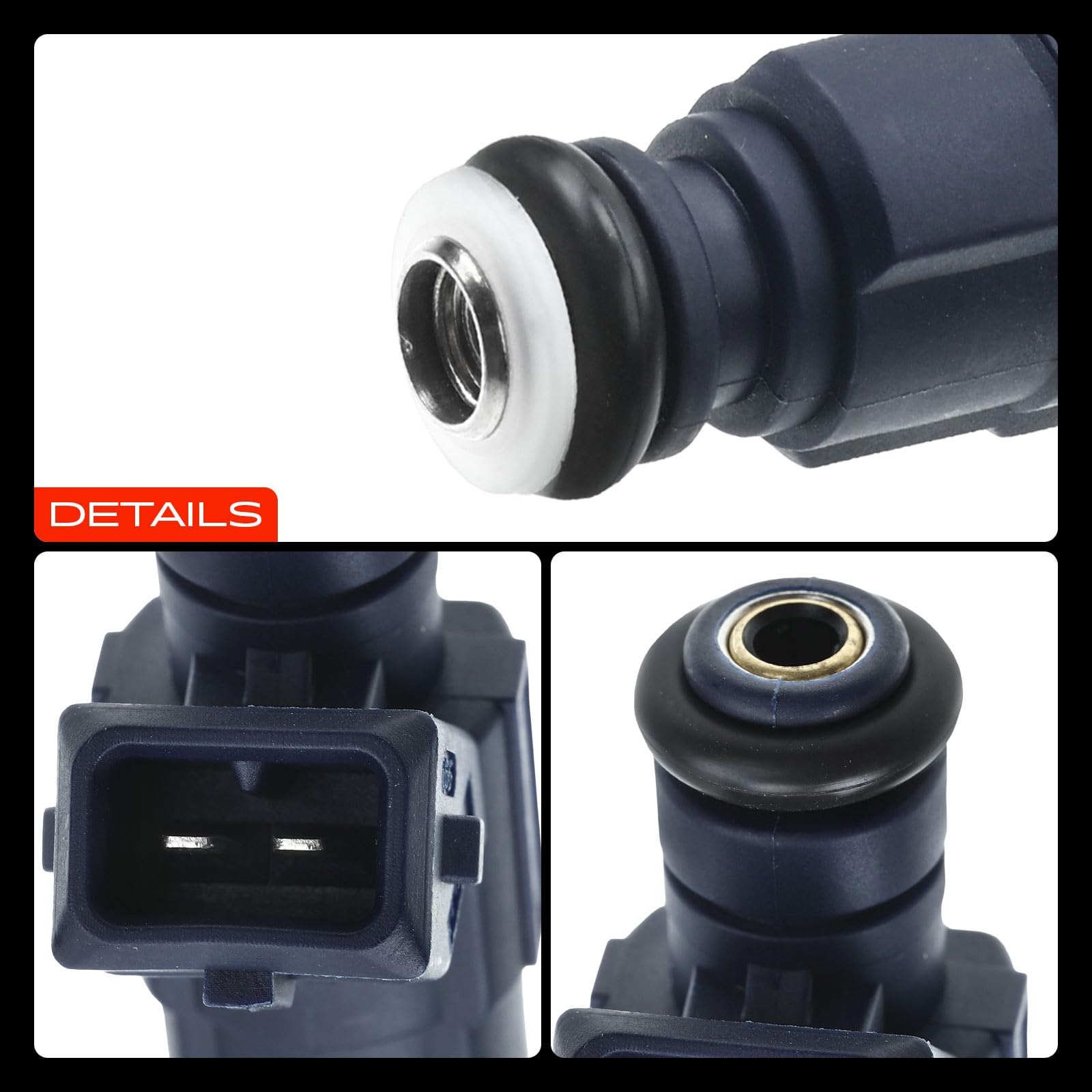 Frankberg 4 iniettori di carburante 0280156065 | Compatibile con: Exeo 3R2, P.a.s.s.a.t Variant 3B6, A4 8E2, Superbo I 3U4, P.a.s.s.a.t 3B3, Exeo ST 3R5