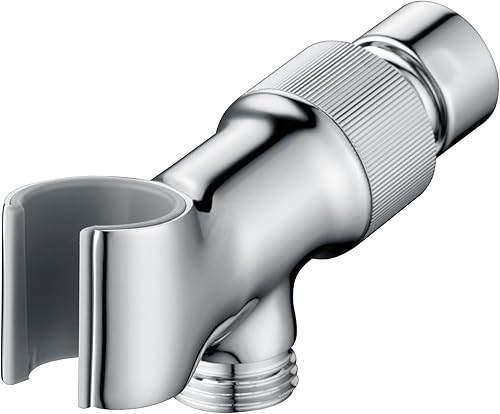 Soporte para cabezal de ducha de mano de metal, soporte de manguera de ducha de 12 pulgada que se adapta a la mayoría de cabezales de ducha de mano,