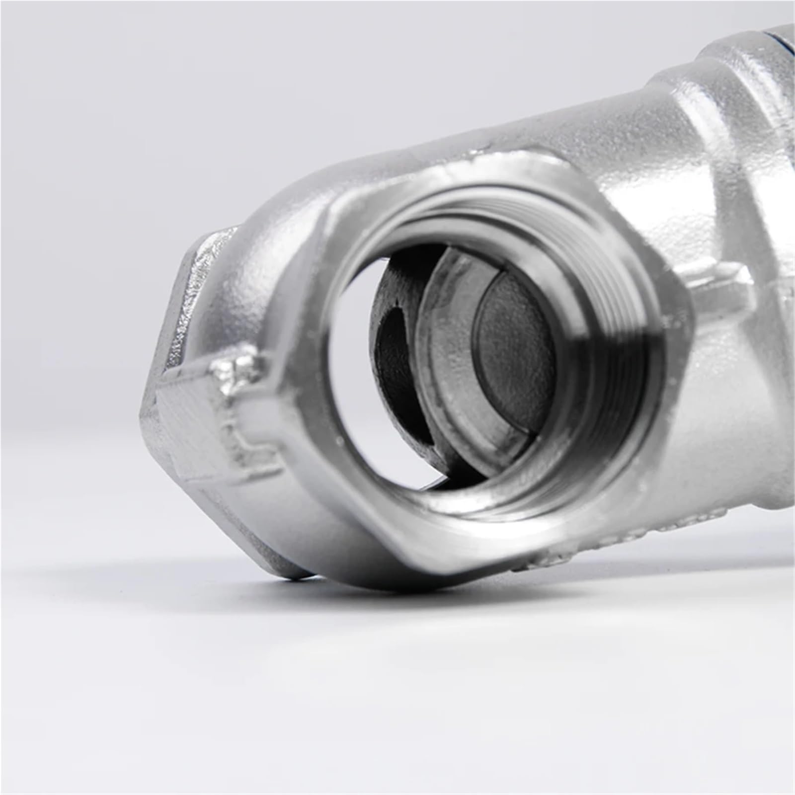 Válvula de compuerta acero inoxidable DN15 DN20 DN25 DN32, interruptor agua, rosca hembra, adaptador riego for casa Para Agua(G3l4 DN20)