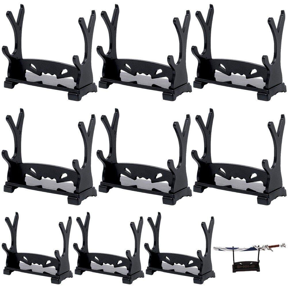 10pcs Mini Sword Holder Two Tiers Holder Display Stand Anime Sword Holder Knife Sword Bracket Rack Weapon Display Stand