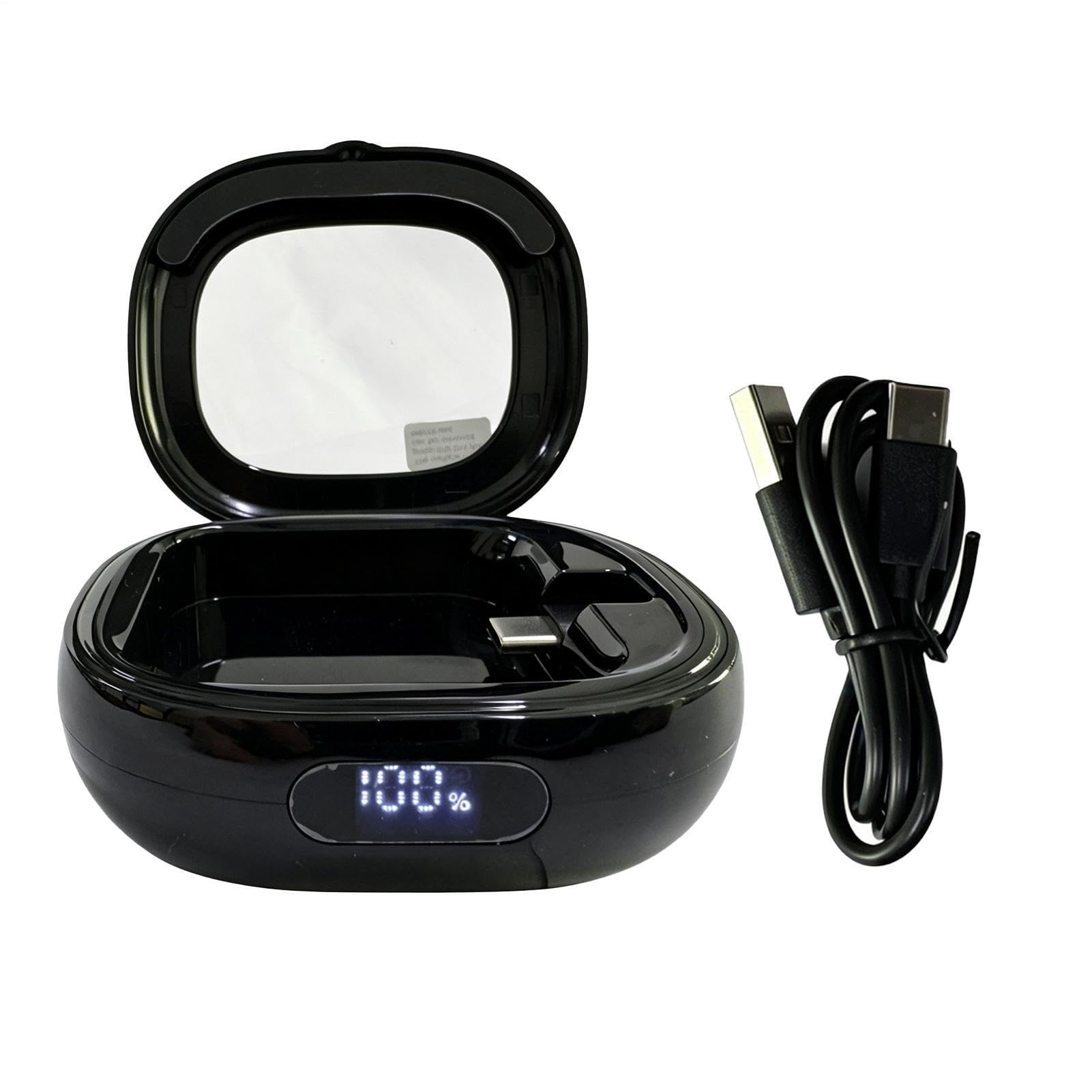 Custodia Di Ricarica Per Smart Ring Batteria Portatile Con Display Digitale | Custodia Ricaricabile Smart Ring Da Viaggio Per Viaggi Vacanze E Viaggio Di Lavoro Scuola Casa Dormitorio
