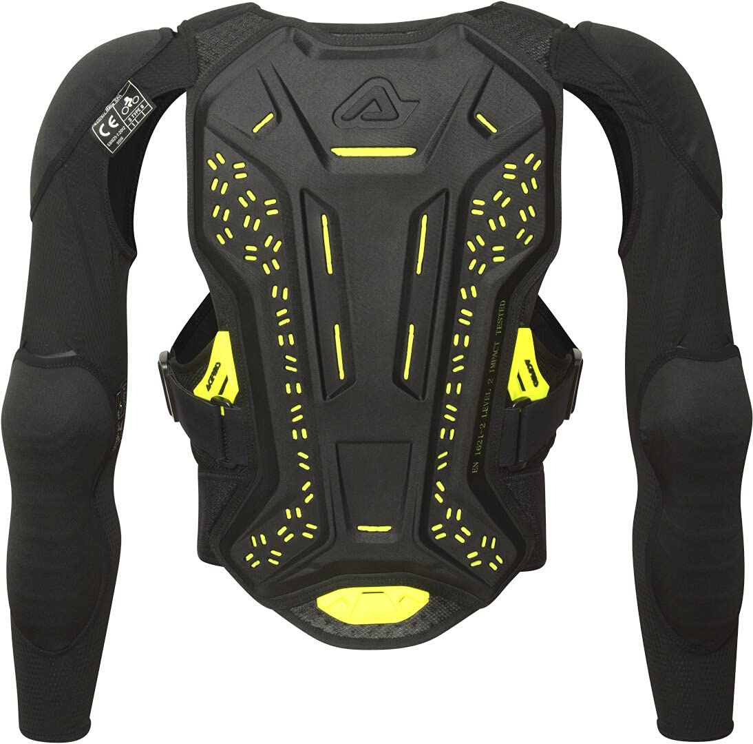 ACERBIS PETTORINA PLASMA NERO/GIALLO L/XL