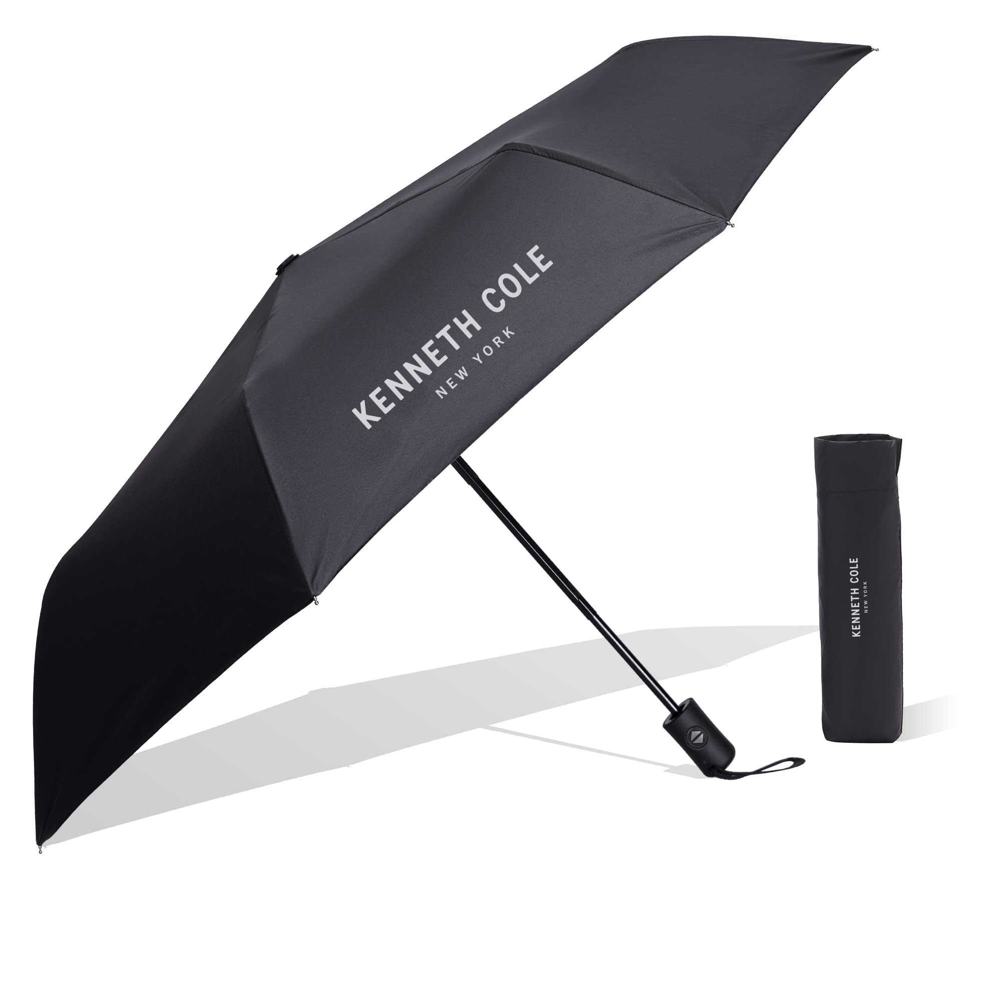 New York UV Protection Unisex Auto Open and Close Umbrella Use for Rain, Monsoon, Sunlight, Windproof Automatic Umbrella for Men and Women | Travel Sleeve, Cover | Regular Size