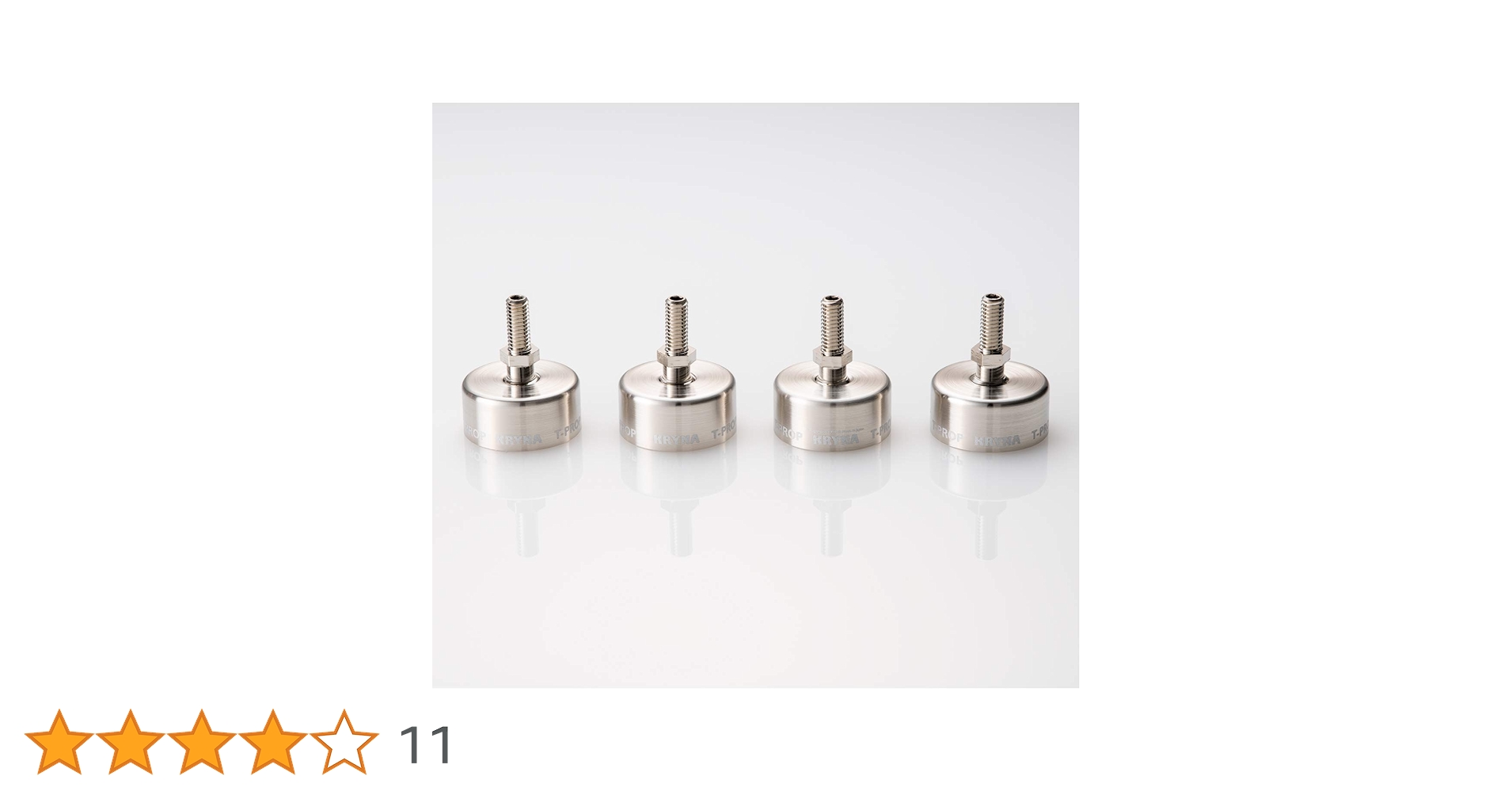 Amazon | KRYNA インシュレーター T-PROP スパイク ネジ経6mm 4