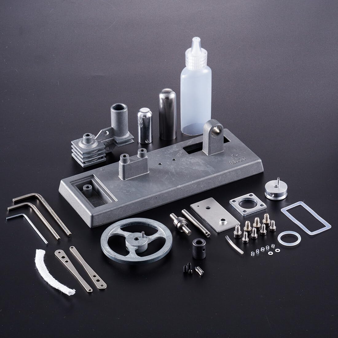 Stirlingmotor-Bausatz aus Metall, komplett zerlegbar
